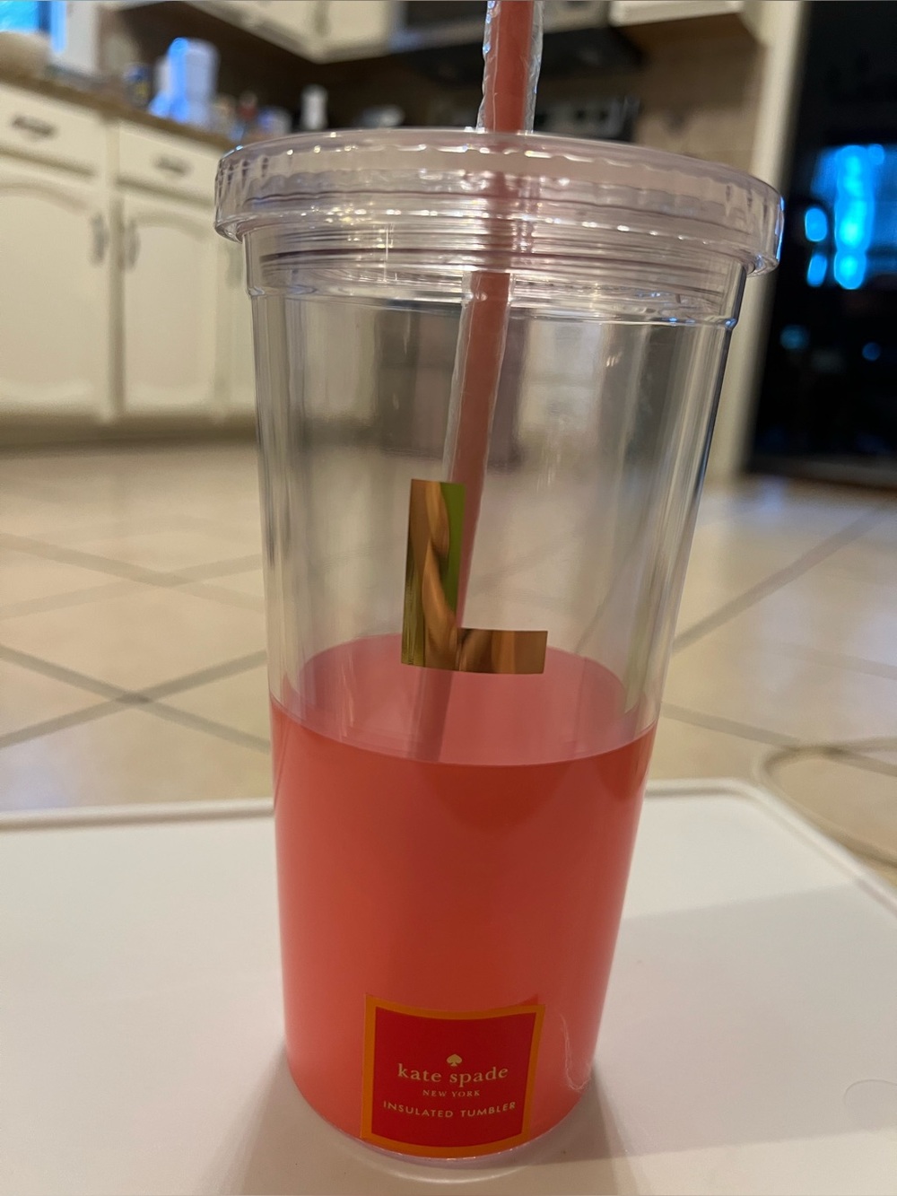 NEW Kate Spade L tumbler